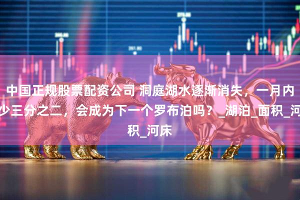 中国正规股票配资公司 洞庭湖水逐渐消失，一月内减少三分之二，会成为下一个罗布泊吗？_湖泊_面积_河床
